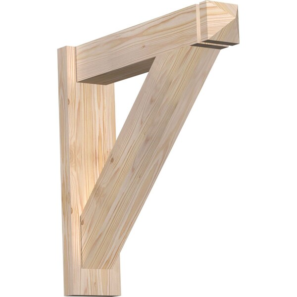 Ekena Millwork Traditional Smooth Arts and Crafts Outlooker, Douglas Fir, 5 1/2"W x 24"D x 24"H OUT06X24X24TRA03SDF - main